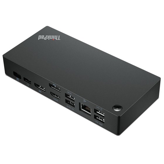 Docking Lenovo ThinkPad Universal USB-C Dock, 2x DisplayPort, 1x HDMI, 3x USB 3.1, 2x USB 2.0, 1x USB C, 1x RJ45, PowerDelivery 65W/100W, 40AY0090EU