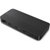 Docking Lenovo USB-C Dual Display Travel Dock 1x HDMI2.1, 1x DP1.4, 1x USB-A, 2x USB-C, 1x RJ45 65W PD + 100W Power Adapter, 40B90100EU