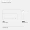 DeltaHub Podloga za miš Minimalistic Desk Mat Felt  Dark Grey - M