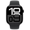 Apple Watch Series 10 GPS 46mm Jet Black Alu Case with Black Sport Band - M/L