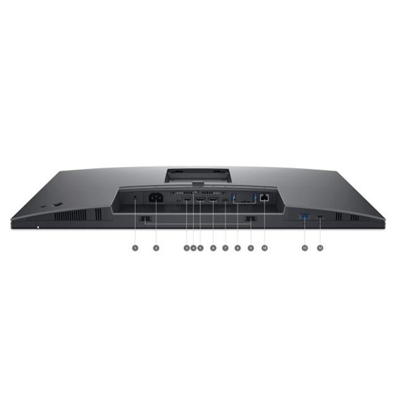 Monitor Dell P2725HE, 27" FHD, IPS, 100Hz 5ms, HDMI, DP, LAN, USB-C, USB-A, USB-B, Pivot, Srebrno / Crna