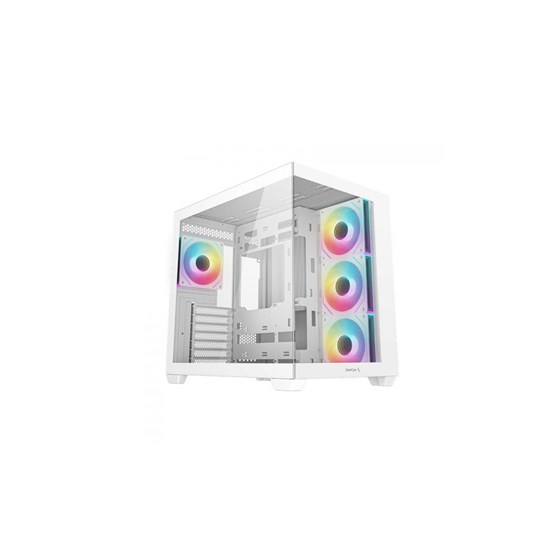 Kućište DeepCool CG530 4F WH, ATX, Midi-Tower, ARGB, Tempered Glass, White