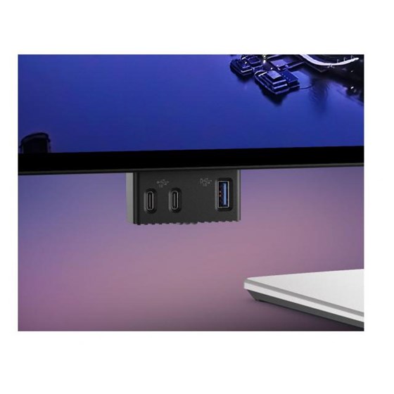 Monitor Dell Flat panel 27" U2725QE 4K with Thunderbolt, 27" LED (IPS Black; 2xDP1.4/HDMI2.1/2xTB4/5xUSB 3.2/1xAudio; Power Delivery 140W, 3840x2160@120Hz,Pivot