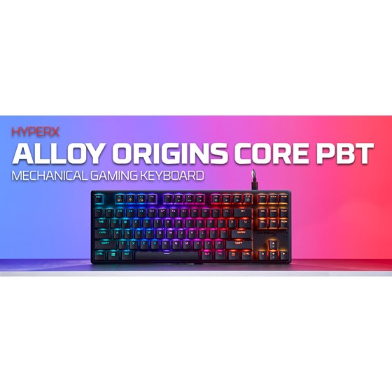 Tipkovnica HyperX Alloy Origins Mehanička Gaming Keyboard RGB lighting, 639N9AA