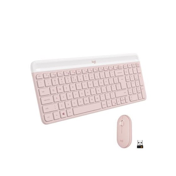 Tipkovnica Logitech Combo MK470 Wireless Rose P/N: 920-011322