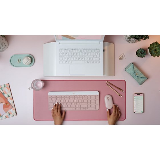 Tipkovnica Logitech Combo MK470 Wireless Rose P/N: 920-011322