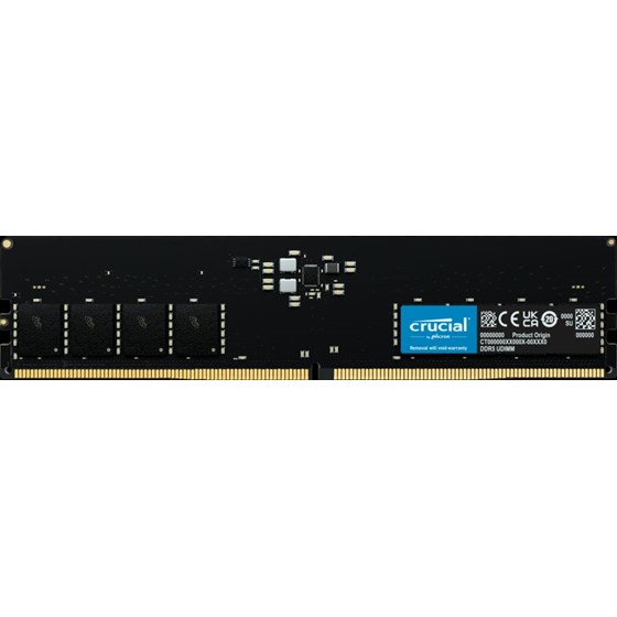 Memorija za PC, 16GB (1x 16GB) DDR5 5600 MT/s, Crucial, CL46, CT16G56C46U5