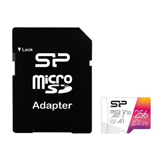 Memorija SD Micro Card, 256GB Silicon Power Elite 2, Class10, UHS-I U1, A1, V10 + adapter SD, SP256GBSTXBV1V20SP