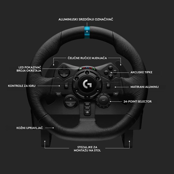 Volan Logitech G923 TrueForce PC/PS4 P/N: 941-000149