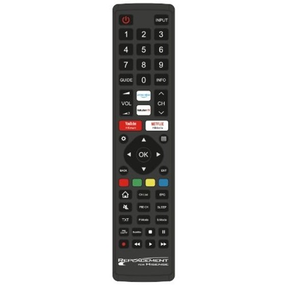 Jolly Line, univerzalni daljinski upravljač za Hisense TV
