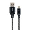 Kabel USB A - MicroUSB, 2m, 2.1A, 480Mbps, Gembird, CC-USB2B-AMmBM-2M-BW