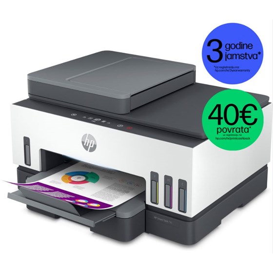 Multifunkcijski uređaj, HP Smart Tank 790 ITS Wireless, 4800x1200dpi, brzina: 15str/min, USB 2.0 Wi-Fi, 4WF66A