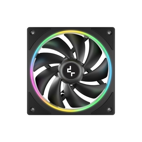 Ventilator DeepCool FL12 SE, PWM, 120mm, Black ,ARGB, R-FL12SE-BKAPN1-G