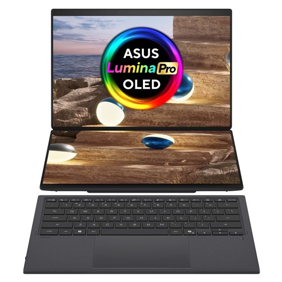 Asus Zenbook DUO UX8407AA-SN094X, 14" 3K OLED 144Hz, Intel Core Ultra X9 388H, 32GB LPDDR5X, 2TB NVMe SSD, W11 Pro, Intel Arc Graphics, 90NB16V1-M009K0
