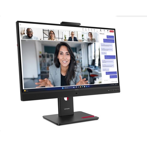 Monitor Lenovo ThinkVision T27QD-4v, 64B8UAT1EU,  27" QHD IPS, 350cd/m2, 48-120Hz 4ms, USB, HDMI, DP, RJ-45, Pivot, Crni, 3y
