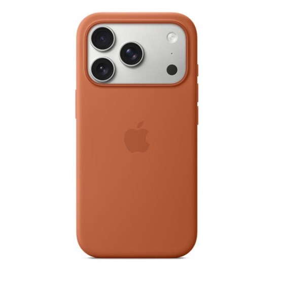Apple iPhone 17 Pro Silicone Case with MagSafe – Terra Cotta