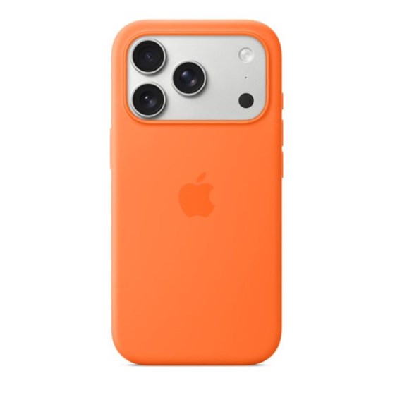 Apple iPhone 17 Pro Silicone Case with MagSafe – Orange