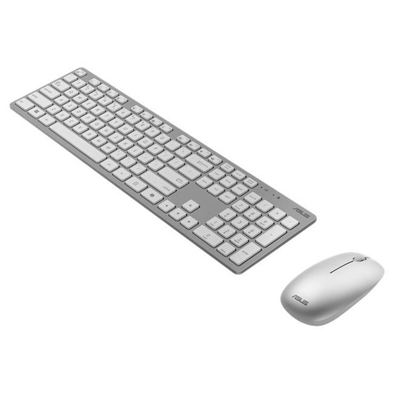 Tipkovnica + miš Asus W5000, bežični, bijeli, ENG, 90XB0430-BKM420