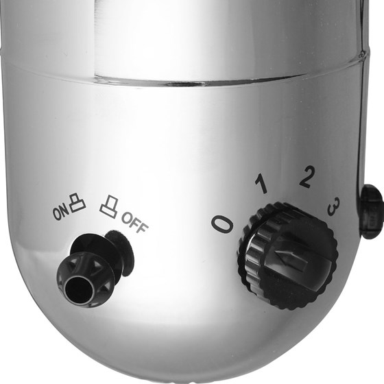 Estia Ventilator Retroflow  06-21542;srebrni;stolni