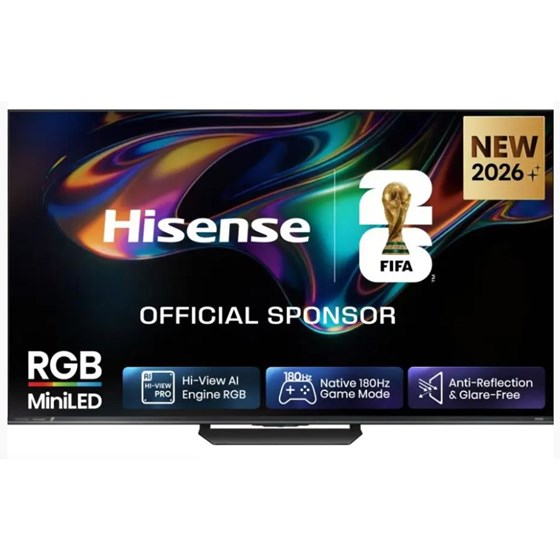 TV Hisense 85UR8S 85" 4K UHD, RGB Mini LED, Smart TV, 85UR8S