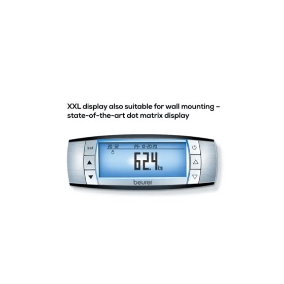 BEURER BF 105 diagnostic scale (WIFI; Bluetooth®)