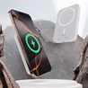 Powerbank 10000mAh Dudao K26 USB A/USB C 20W, Wireless/MagSafe do 15W, bijeli