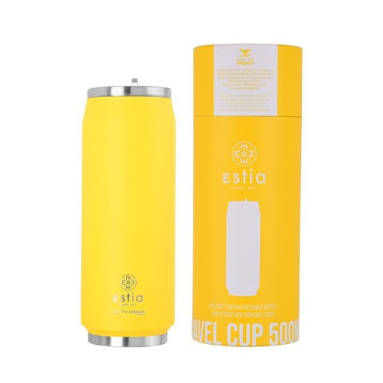 Estia termo čaša/limenka 500ml Yellow