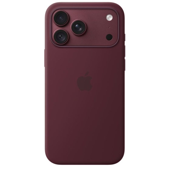 Apple iPhone 18 Pro Max Silicone Case with MagSafe - Burgundy, mk914zm/a