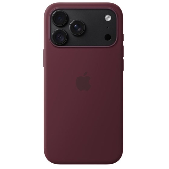 Apple iPhone 18 Pro Max Silicone Case with MagSafe - Burgundy, mk914zm/a