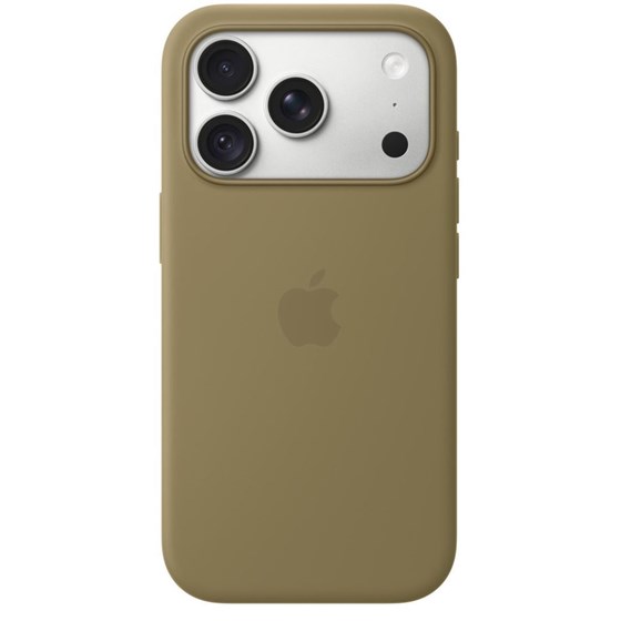 Apple iPhone 18 Pro Silicone Case with MagSafe - Olive, mk8v4zm/a