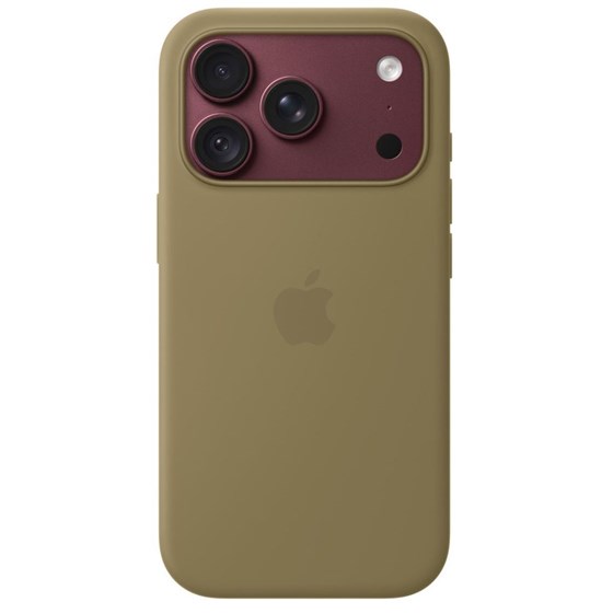 Apple iPhone 18 Pro Silicone Case with MagSafe - Olive, mk8v4zm/a