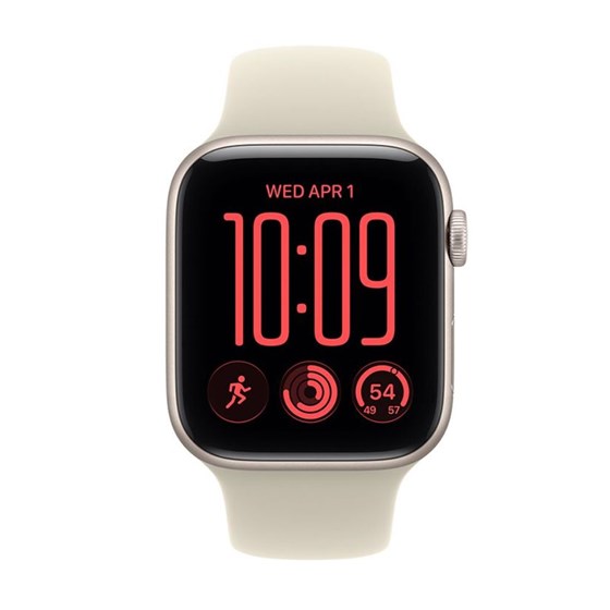 Apple Watch SE3 v2 GPS 40mm Starlight Aluminium Case with Sand Sport Band - S/M