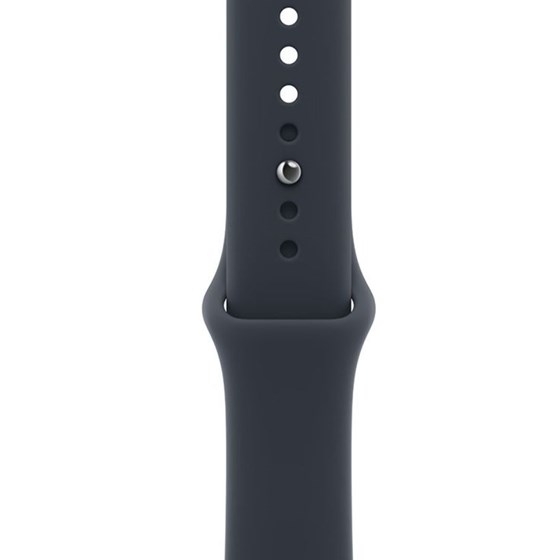 Apple Watch SE3 v2 Cellular 44mm Midnight Aluminium Case with Navy Blue Sport Band - S/M
