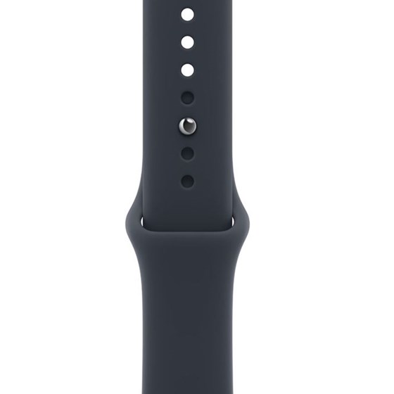 Apple Watch SE3 v2 Cellular 44mm Midnight Aluminium Case with Navy Blue Sport Band - M/L