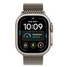 Apple Watch Ultra 4 Cellular 49mm Natural Titanium Case with Natural Titanium Milanese Loop - L