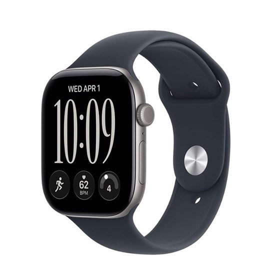 Apple Watch S12 GPS 42mm Space Grey Aluminium Case with Navy Blue Sport Band - S/M