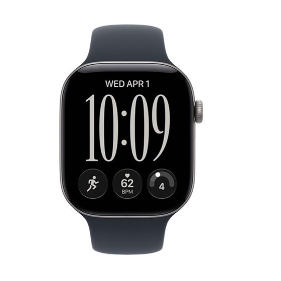 Apple Watch S12 GPS 42mm Space Grey Aluminium Case with Navy Blue Sport Band - S/M