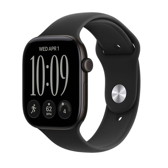 Apple Watch S12 GPS 42mm Black Aluminium Case with Black Sport Band - S/M