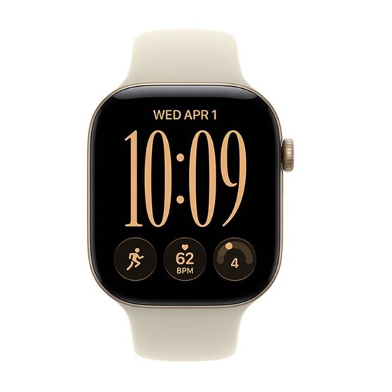 Apple Watch S12 GPS 42mm Light Gold Aluminium Case with Sand Sport Band - S/M