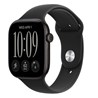 Apple Watch S12 GPS 46mm Black Aluminium Case with Black Sport Band - S/M