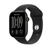 Apple Watch S12 Cellular 42mm Black Aluminium Case with Black Sport Band - M/L
