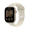 Apple Watch S12 Cellular 42mm Light Gold Aluminium Case with Sand Sport Band - S/M