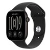 Apple Watch S12 Cellular 46mm Black Aluminium Case with Black Sport Band - S/M