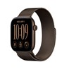 Apple Watch S12 Cellular 42mm Dark Bronze Aluminium Case with Dark Bronze Milanese Loop