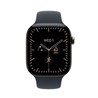 Apple Watch S12 Cellular 42mm Natural Titanium Case with Navy Blue Sport Band - S/M