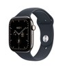 Apple Watch S12 Cellular 42mm Natural Titanium Case with Navy Blue Sport Band - M/L