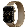 Apple Watch S12 Cellular 46mm Radiant Gold Titanium Case with Radiant Gold Milanese Loop - M/L