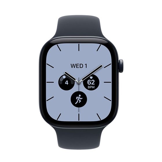 Apple Watch S12 Cellular 42mm Night Blue Ceramic Case with Navy Blue Sport Band - S/M