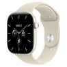 Apple Watch S12 Cellular 46mm Pearl White Ceramic Case with Sand Sport Band - M/L