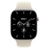 Apple Watch S12 Cellular 46mm Pearl White Ceramic Case with Sand Sport Band - M/L